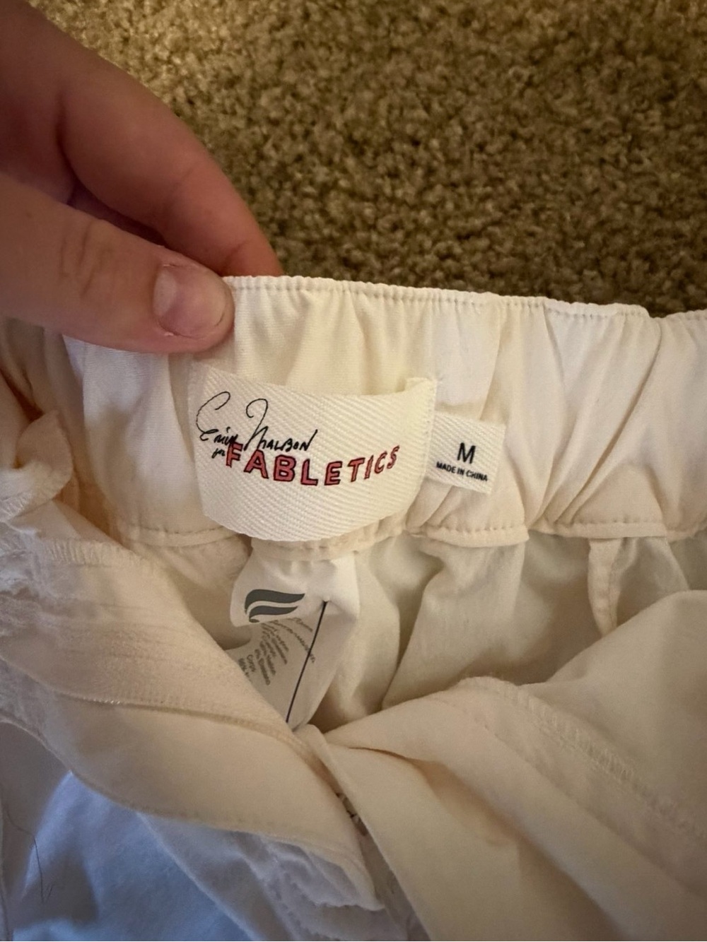 Fabletics Cream Dress Pant